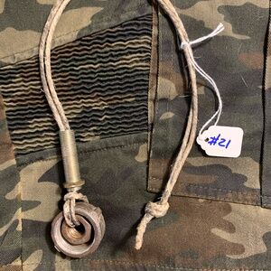 Post apocalyptic style industrial hardware necklace